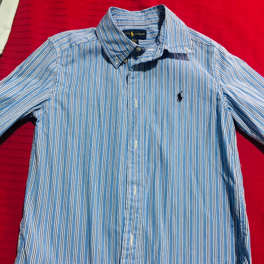 Blue boys shirt